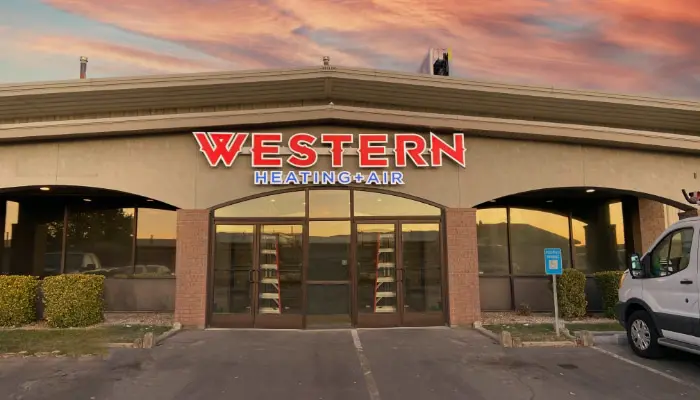 Western Building Sunset