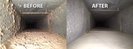 Duct Work Before And After